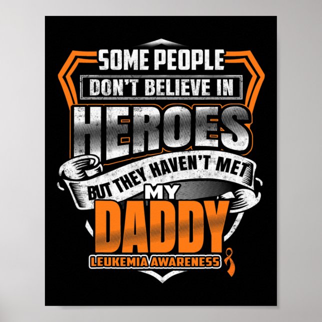 Affiche Le combat de papa est ma lutte contre la leucémie (Devant)