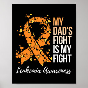 Affiche Le combat de papa est ma lutte contre la leucémie