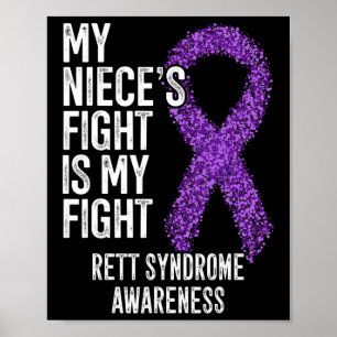 Affiche Le combat de Rtt Ma nièce est mon syndrome de lutt