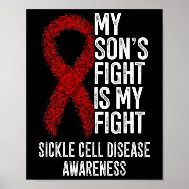 Affiche Le combat de Scd Mon Fils est ma lutte contre la m (Devant)