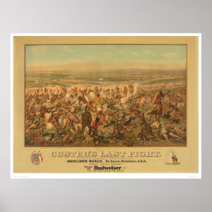 Affiche Le combat Dernier de Custer (2610A)