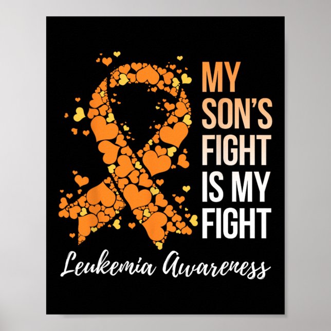 Affiche Le combat du fils est ma lutte contre la leucémie (Devant)
