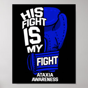 Affiche Le combat est mon combat Ataxia Mouvement Trouble 