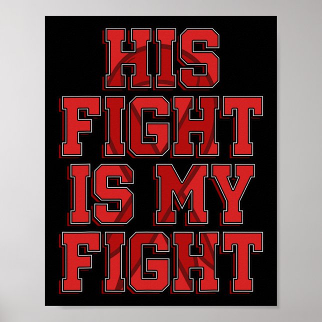 Affiche Le combat est mon combat Cerveau Aneurysme de lutt (Devant)