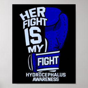 Affiche Le combat est mon combat contre l'hydrocéphalie