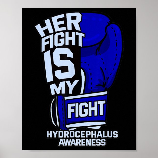 Affiche Le combat est mon combat contre l'hydrocéphalie (Devant)
