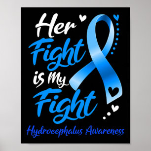 Affiche Le combat est mon combat Hydrocéphalie sensibilisa