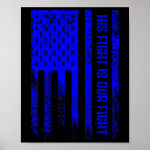 Affiche Le combat est notre lutte de sensibilisation à l'h