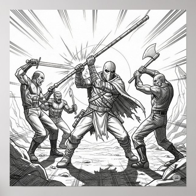 Affiche Le combattant (Devant)