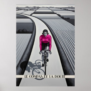 AFFICHE LE COMPAS DE LA ROUTE