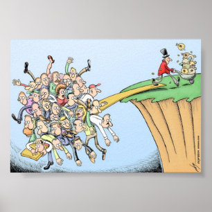 Affiche Le complot de la grande récession