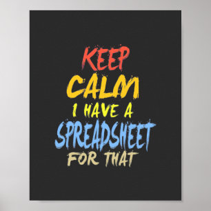 Affiche Le Comptable A Une Feuille De Calcul Pour Cela