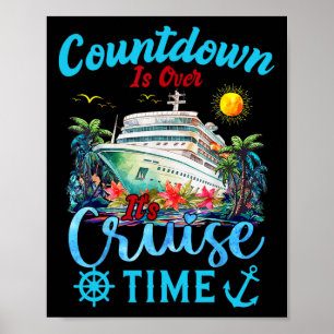 Affiche Le compte à rebours est terminé C'est l'heure de l