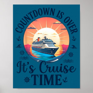 Affiche Le compte à rebours est terminé son temps de crois
