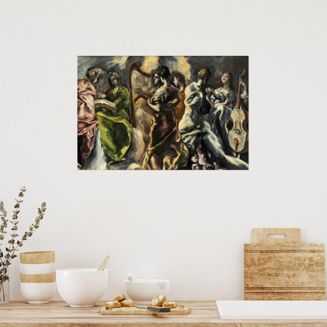 Affiche Le Concert des Anges | El Greco | (Cuisine)