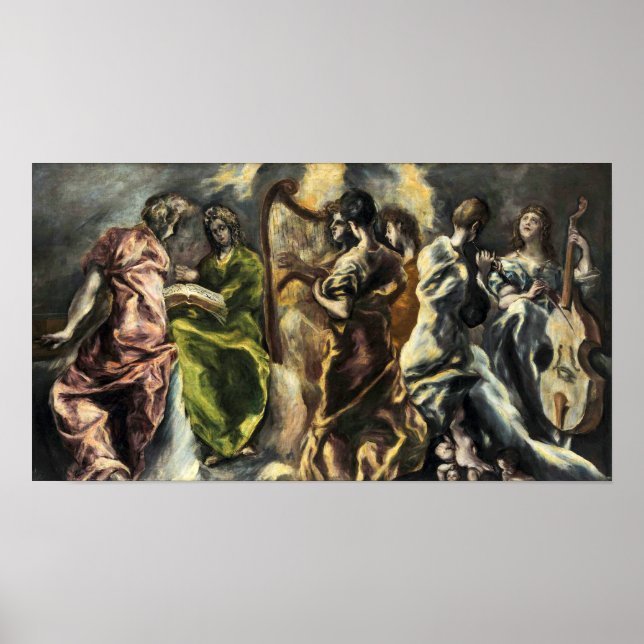 Affiche Le Concert des Anges | El Greco | (Devant)