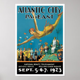 Affiche Le concours de la ville d'Atlantique