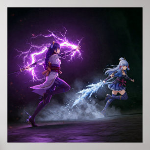 Affiche Le contraste de Genshin