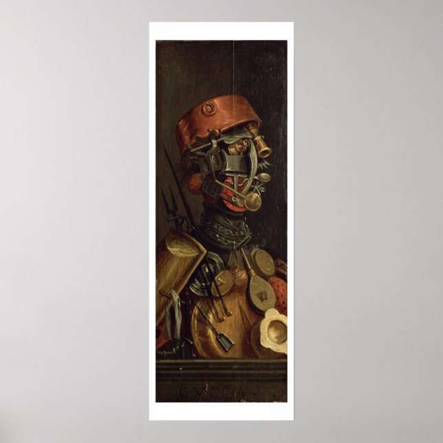 Affiche Le Cook (huile sur panneau) (Devant)
