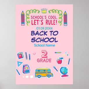 Affiche Le cool de l’école, régnons sur l’école secondaire
