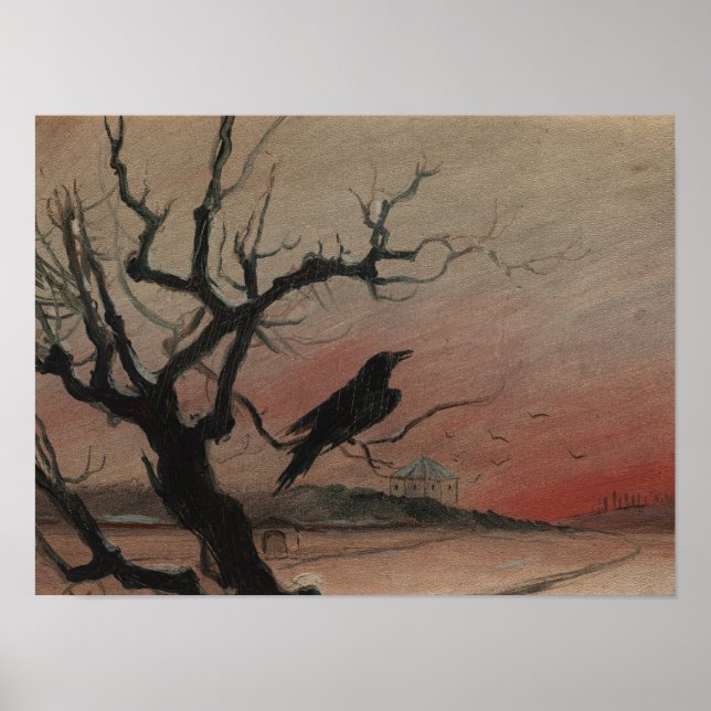 Affiche Le Corbeau de Karlstejn, 1882 (Devant)