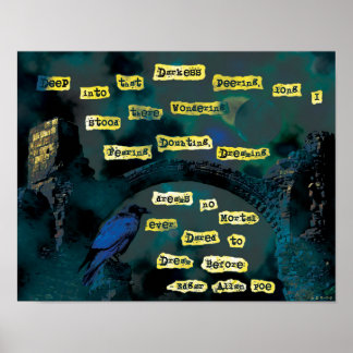 Affiche Le Corbeau de Poe