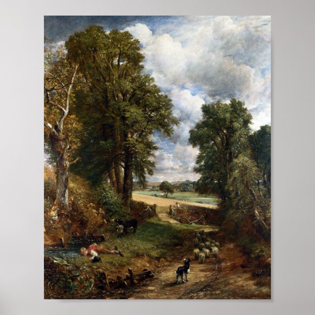 Affiche Le Cornfield - John Constable (Devant)
