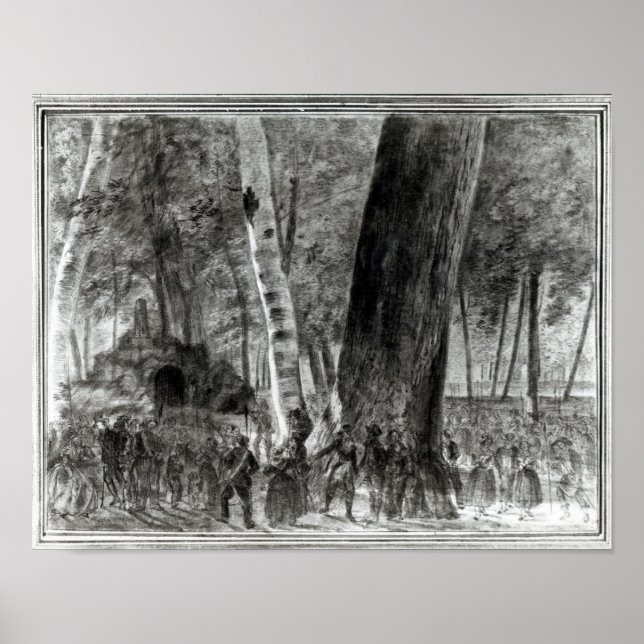 Affiche Le Corps de Jean Paul Marat (Devant)