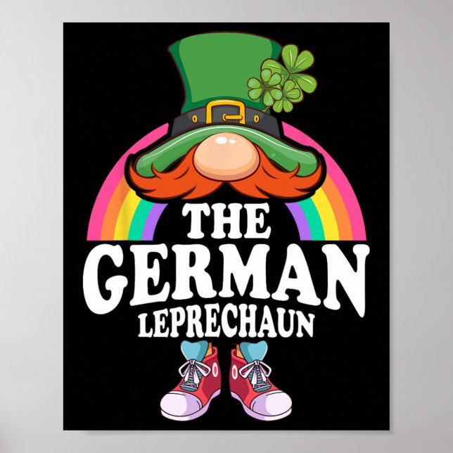 Affiche Le costume de la Saint-Patrick du Leprechaun allem (Devant)