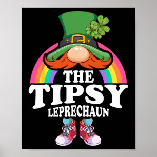 Affiche Le costume de la Saint-Patrick du lutin ivre