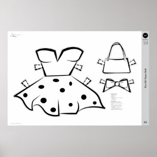 Affiche Le costume de poupée en papier OG : X-SPELL