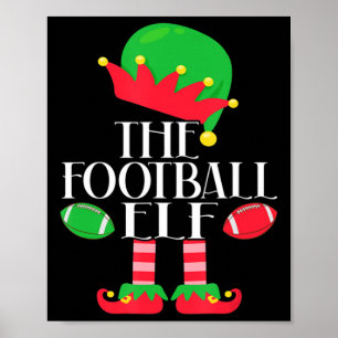 Affiche Le costume de pyjama de la fête de Noël des elfes 