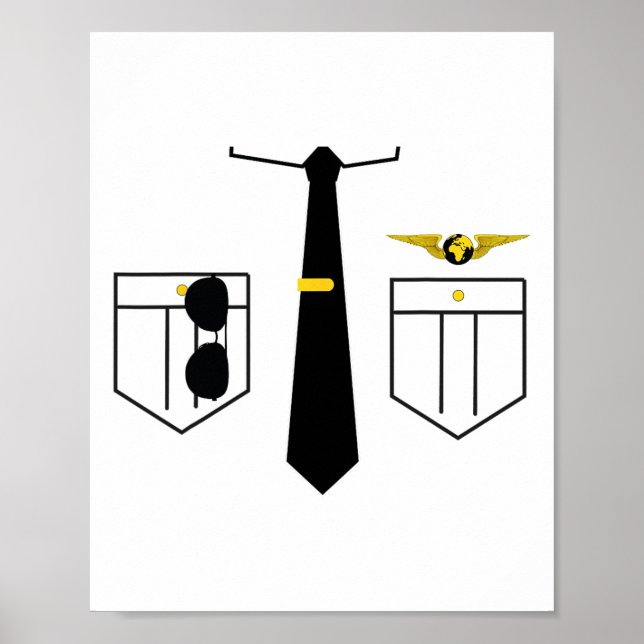 Affiche Le costume d'Halloween Uniforme du pilote (Devant)