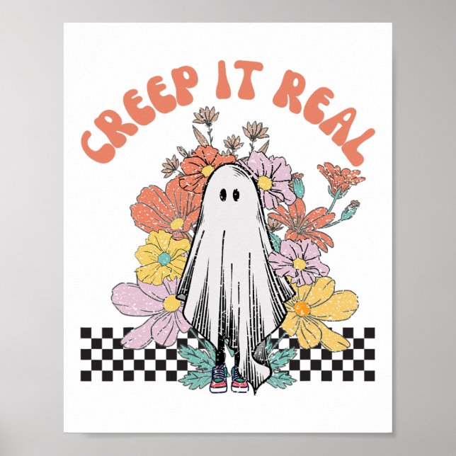Affiche Le Costume Halloween Creep est réel (Devant)