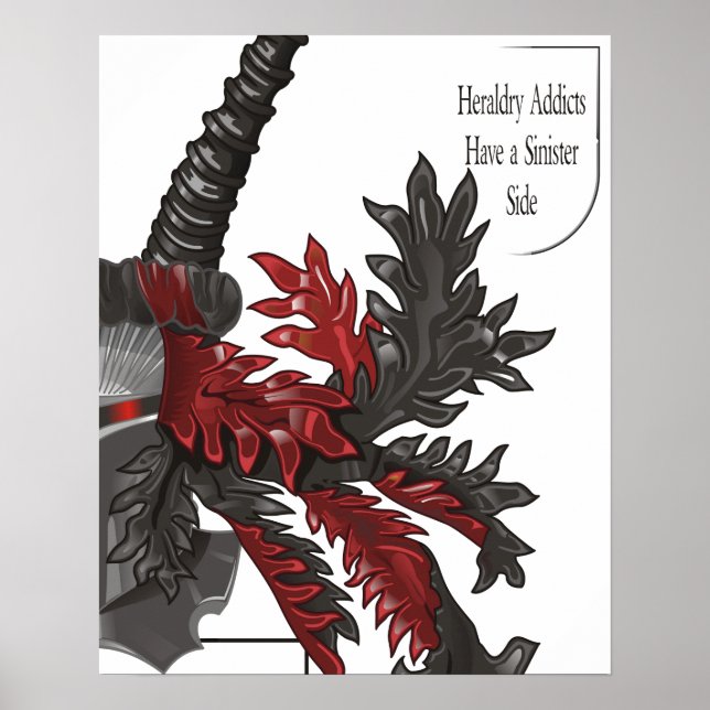Affiche Le côté sinistre de l'Heraldry (Devant)