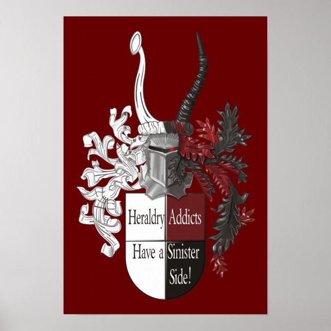 Affiche Le côté sinistre de l'Heraldry (Devant)