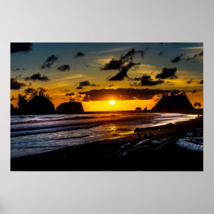 Affiche Le coucher de soleil de la Push