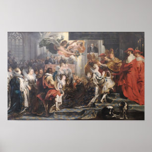 Affiche Le Couronnement de Marie de Médicis