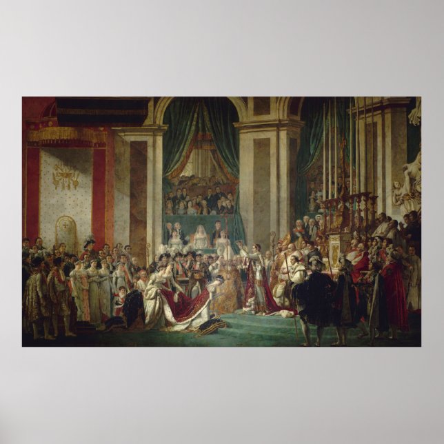 Affiche Le couronnement de Napoléon, 1807 (Devant)