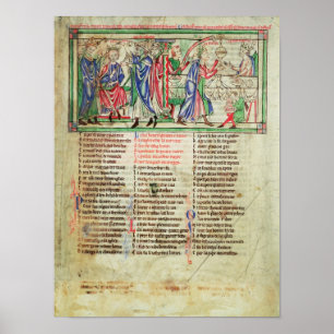 Affiche Le couronnement du fils du roi Henri II