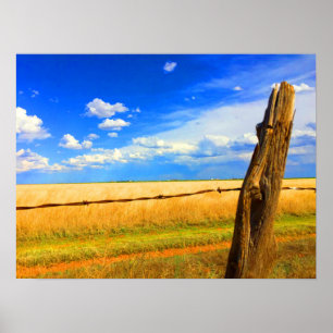 Affiche Le courrier de barrière