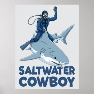 Affiche Le Cowboy d'eau salée