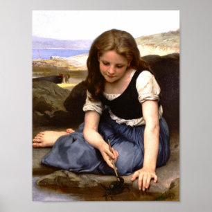 Affiche Le crabe Le Crab 1869 William Adolphe Bouguereau