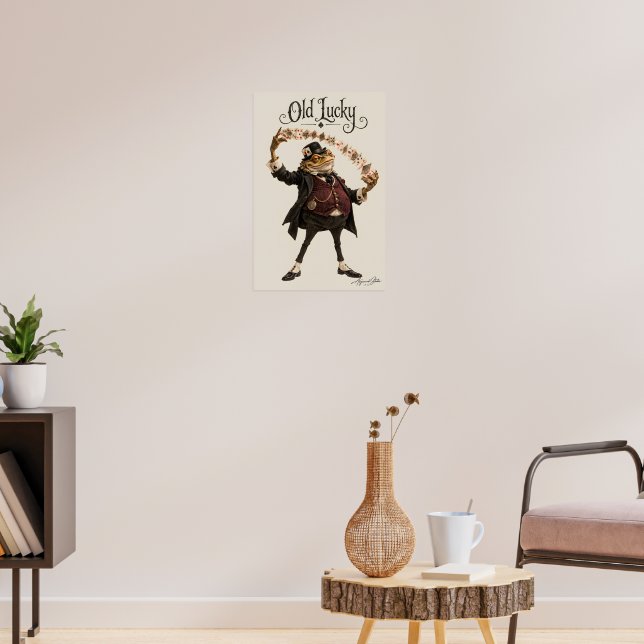 Affiche Le Crapaud Tricheur (Salon 3)