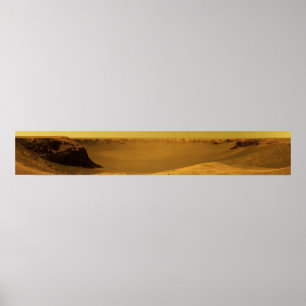 Affiche Le cratère Victoria du Cap Vert sur la planète Mar