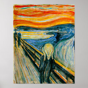 Affiche Le cri d'Edvard Munch