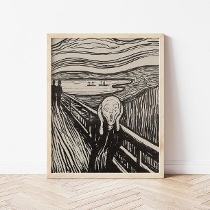Affiche Le cri   Edvard Munch