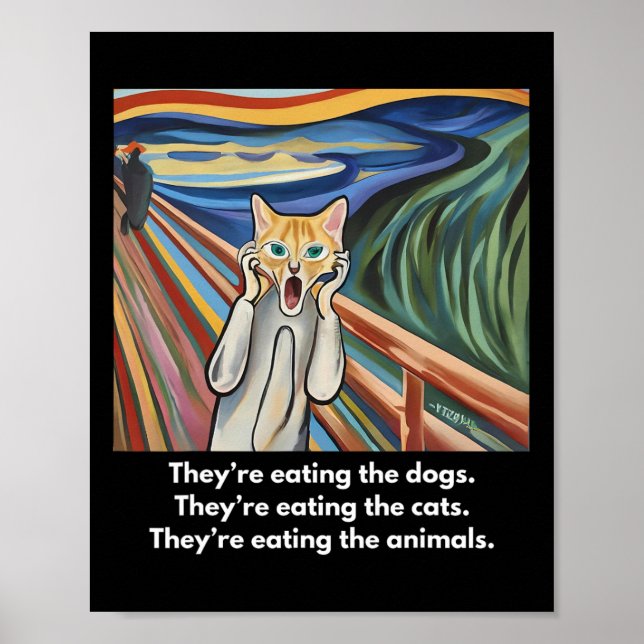 Affiche Le Cri ; Ils mangent les chiens  (Devant)
