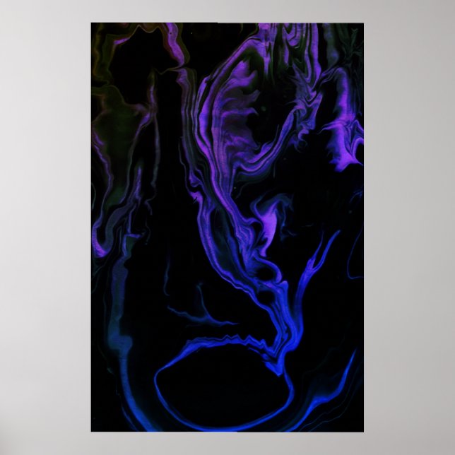 Affiche Le Cri - une création d'art abstrait sur un format (Devant)