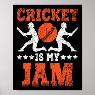 Affiche Le cricket est mon truc Cricket 